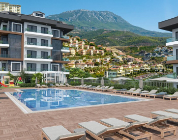 Apartamentos En Complejo Con Vistas Al Mar Y Ciudad En Kargıcak Alanya