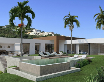Duplex Fristående Villa Med Panorama Havet Utsikt I Marbella