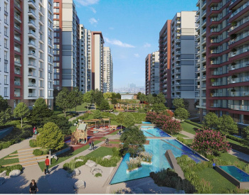 Apartments in Complex with Rich Landscaped Garden in İstanbul