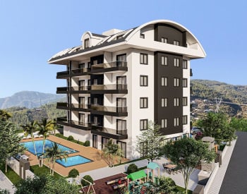 Apartments in a Social Complex with Sea Views in Alanya Turkey