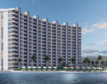 Färdiga Att Flytta Lägenheter I Komplex Med Aqua Park I Mersin