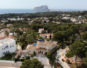 Fristående Villa Med Havsutsikt I Moraira Alicante