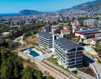 Alanya Oba'da Doğa İçinde Deniz Manzaralı Şık Daireler