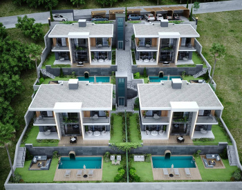Villas Élégantes Vue Sur Mer Et Ville À Alanya Bektas 1