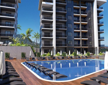 Flats with a Shared Pool Close to Social Amenities in Alanya