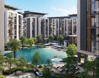 Квартиры в Дубае, Сити оф Арабия, в проекте на берегу моря