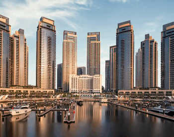 Fantastisk Bostad Med Utsikt Över Creek I Dubai Creek Harbour
