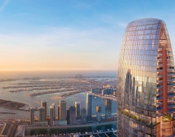 迪拜码头最高塔上的公寓