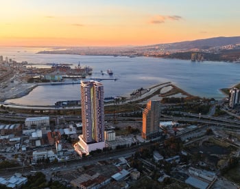 Konak'ta Şehir ve Deniz Manzaralı Rezidans Daireleri 1