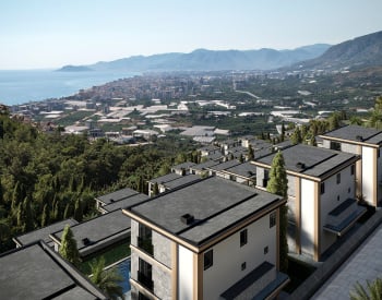 Villa's Met Uitzicht Op De Stad En Zwembad In Kargıcak Alanya
