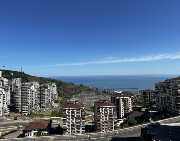 Sea View Apartment with Two Balconies in a Complex in Trabzon 1