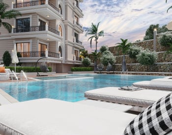 Alanya Tosmur'da Denize Yakın Havuzlu ve Tek Bloklu Sitede Daireler