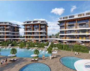 Elegante Appartementen Met Stad- En Zeezicht In Alanya