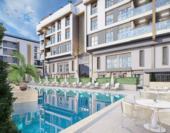 安塔利亚 Konyaaltı 公寓大楼带游泳池