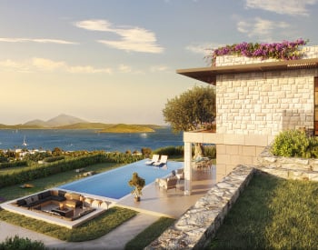 Detached Stone Villas with Sea Views in Bodrum Muğla