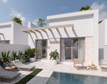Modern Bungalows with Private Pools and Parking in Roldán Murcia