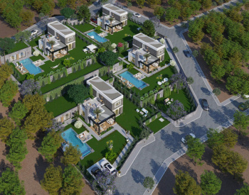 Sea View Detached Houses Near the Beach in Bodrum Gumusluk 1