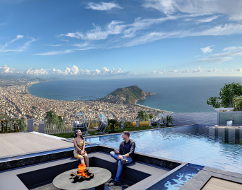 Casas Con Vistas Al Mar Y A La Ciudad En Tepe, Alanya