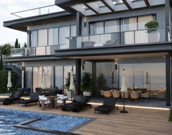 Fristående Villa Med Havsutsikt Och Pool I Girne Norra Cypern