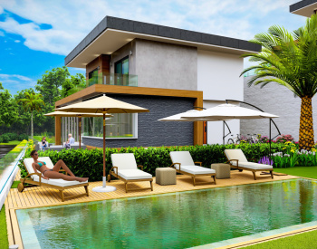 Alanya Kargıcak'ta Özel Havuza Sahip Modern Villalar