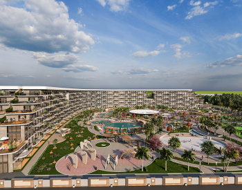 آپارتمانهای با منظره دریا در مجتمعی مجهز در آنتالیا آلتینتاش