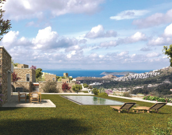 Stylish Stone Villas with Sea and Valley Scenes in Bodrum