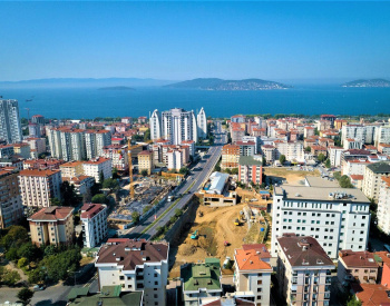 Sea View Apartments in Comprehensive Complex in Istanbul Kartal