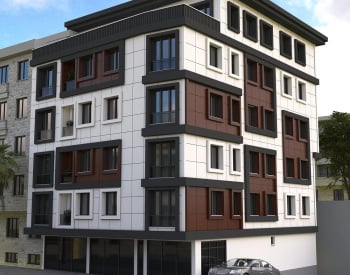 Apartments in a Building with Parking Lot in Kağıthane