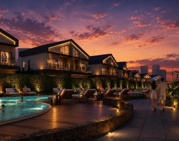 Maisons Avec Piscine Dans Une Résience À Antalya, En Turquie