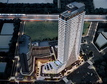 Wohnungen In Einem Gesicherten Projekt Mit Pool In İzmir Konak 1