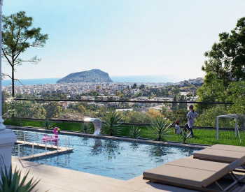Villor Med Havsutsikt Och Smart Hemteknik I Alanya