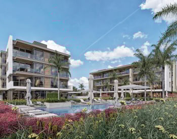 آپارتمان‌ها در مجتمع دارای استخر در کنیالتی آنتالیا