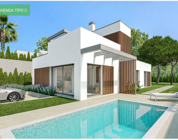 Three Bedroom Houses with Gardens and Pools in Finestrat
