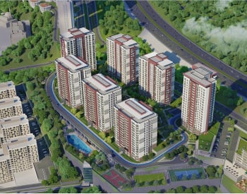 Apartments in Complex with Rich Landscaped Garden in İstanbul 1