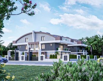 Semi-detached Villas with Private Pool and Garden in Antalya Kundu 1