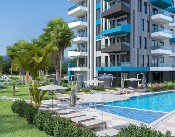 Mieszkania Z Widokiem Na Miasto W Kompleksie W Alanyi W Turcji