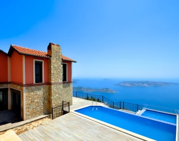 Villa 2 Chambres Avec Vue Mer Et Île À Antalya Kaş