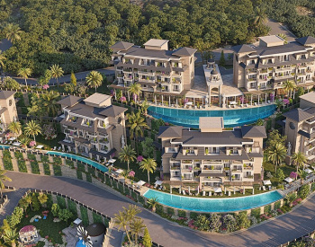 Elegant Apartments Intertwined with Nature in Alanya Kargıcak