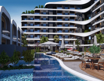 Lägenheter I Ett Komplex Nära Huvudvägen I Antalya