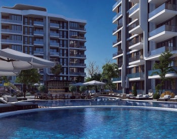 Apartments in a Quality-project with Steam Room in Antalya Aksu