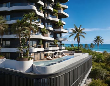 شقق مواجهة للشاطئ في جزر دبي مع مسابح خاصة