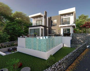 Grine Karmi'de Şık Tasarımlı Müstakil Villalar