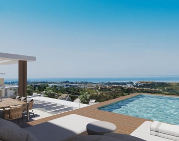 Apartments with Open Sea Views in a Prime Area in Estepona