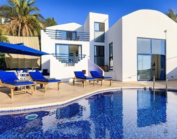 Sea-view Villa with a Pool on the Coastline in Kalkan Kaş Antalya