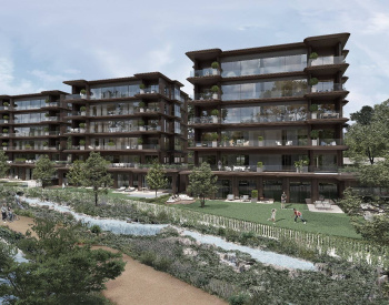 Apartments in a Chic Complex with Greenery in Göktürk İstanbul 1