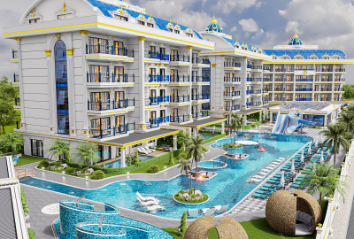 Propiedades En Un Complejo Con Amplias Zonas Comunes En Alanya Oba 1