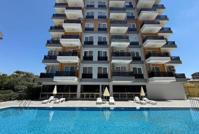 Appartement Élégamment Conçu Dans Un Complexe À Alanya Avsallar 1