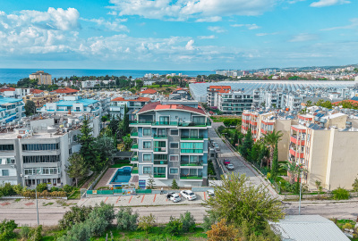 آپارتمان مبله با محوطه باغ خصوصی در آوسالار آلانیا 1