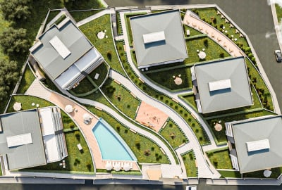 Pisos En Proyecto Con Piscina Y Jardín En Bursa 2