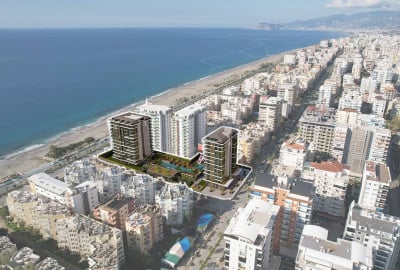 Fastighet Vid Havet Med Utsikt I Ett Komplex I Alanya 1